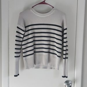 Navy striped sweater